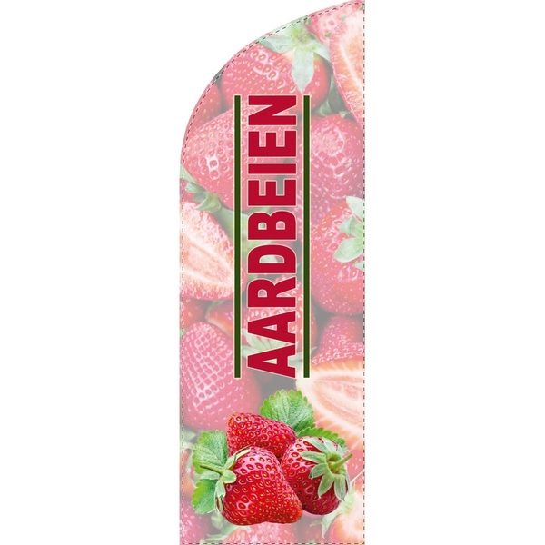Beachvlag aardbeien 250