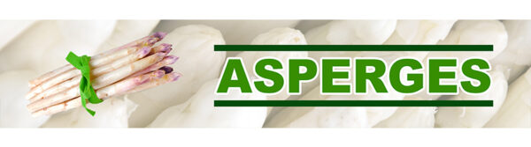 PVC spandoek 300x60 asperges