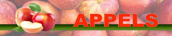 PVC spandoek 300x60 appels