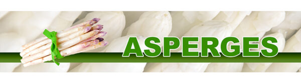 PVC spandoek 300x60 asperges groene streep