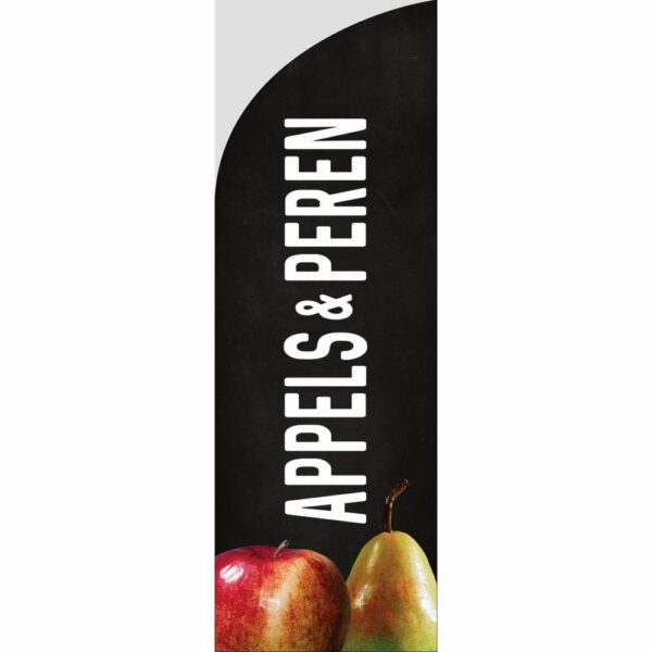 Beachvlag appels en peren 250 krijt (nieuw)