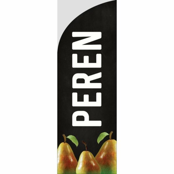 Beachvlag peren 250 krijt (nieuw)